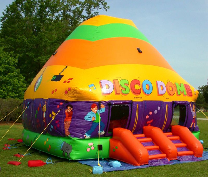 Disco dome bounce house rental
